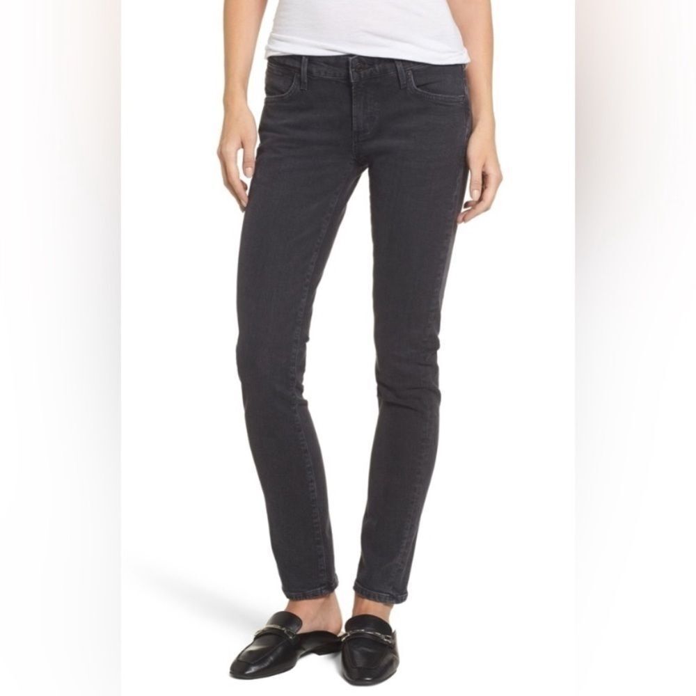 AGOLDE Chloe Low Rise Slim Jeans Size 30 Black